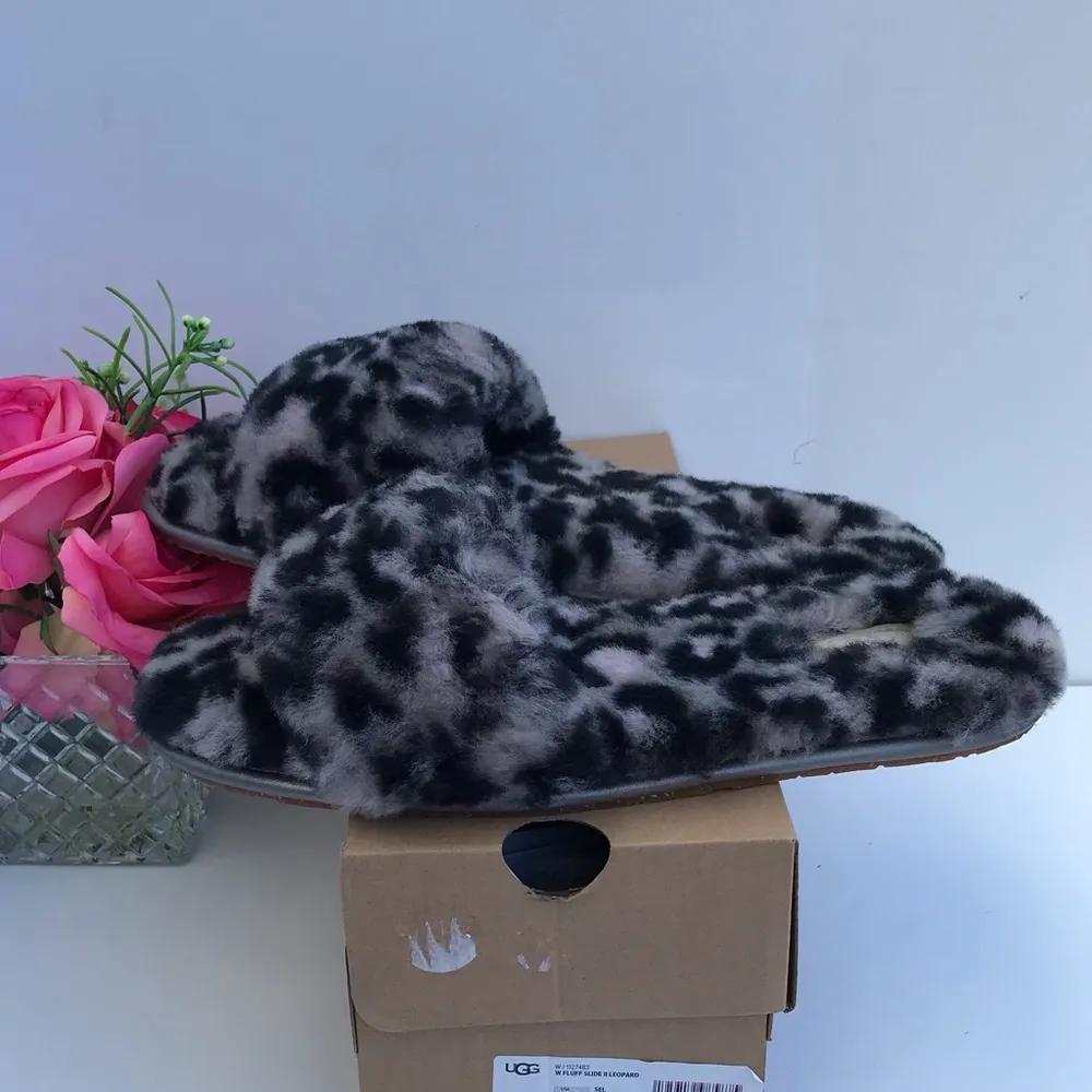 UGG Fluff Slide II Leopard - Image 6