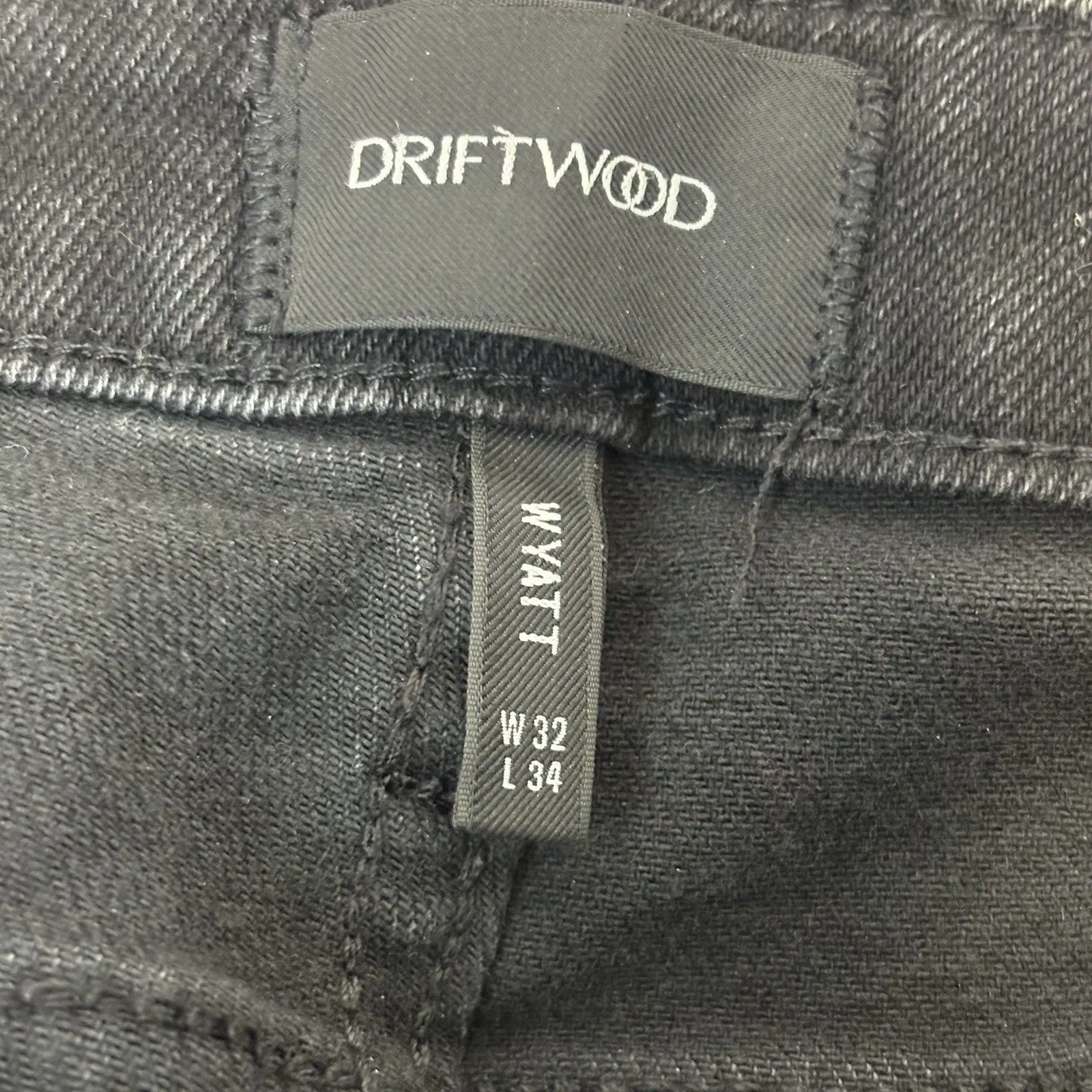 Driftwood Wyatt Classic Flare Jeans Dark Night Women’s Size 32x34 - Image 8