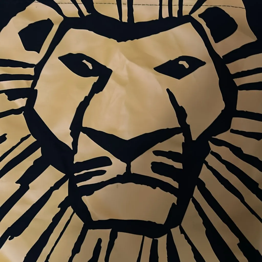 Disney's The Lion King Broadway Musical Shoulder Tote Bag‎ - Black & Yellow - Image 2