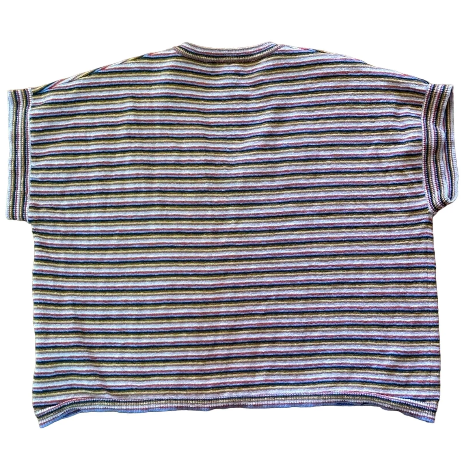 Madewell  Striped Paulson Sweater‎ Womens Medium Boxy - Image 4