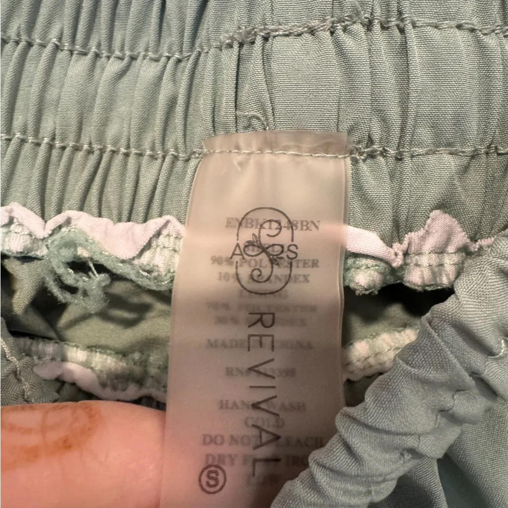 AS Revival green and white athletic‎ shorts - Image 3