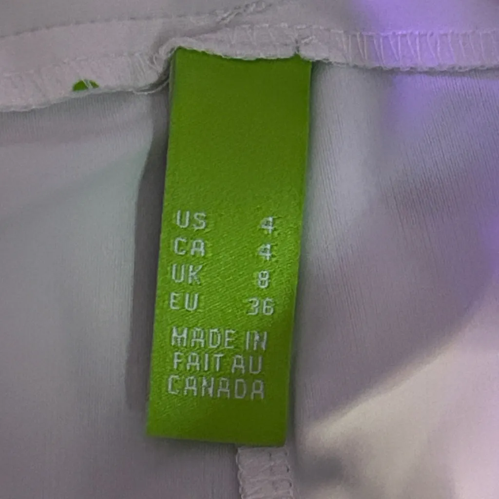 NWT Swing Control Black & White X Ray 18" Pullon Stretch GOLF SKORT Size 4 - Image 7