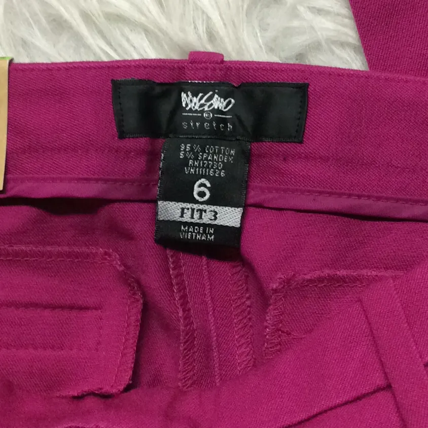 Mossimo Supply Co pink khaki straight fit‎ pant Size 10 - Image 6