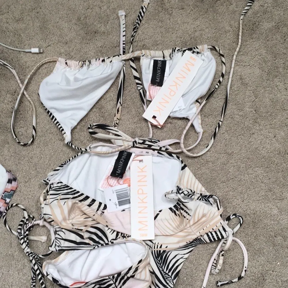 MINKPINK High Waisted string bikini. NWT - Image 10