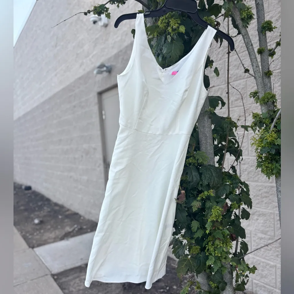 Isaac Mizrahi White Dress 6 - Image 3