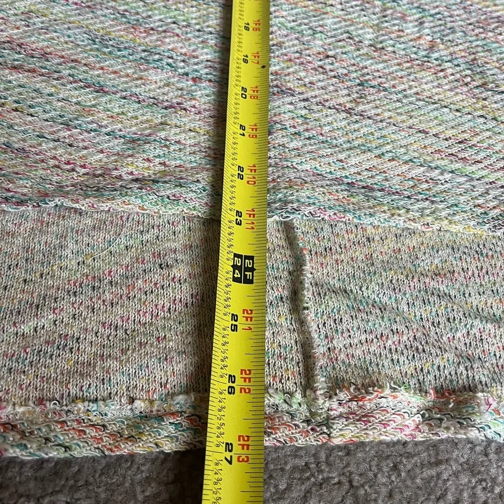 Attic Salt Women’s Not Today Multicolor Blue Emoji Pullover Sweater Size Medium - Image 8