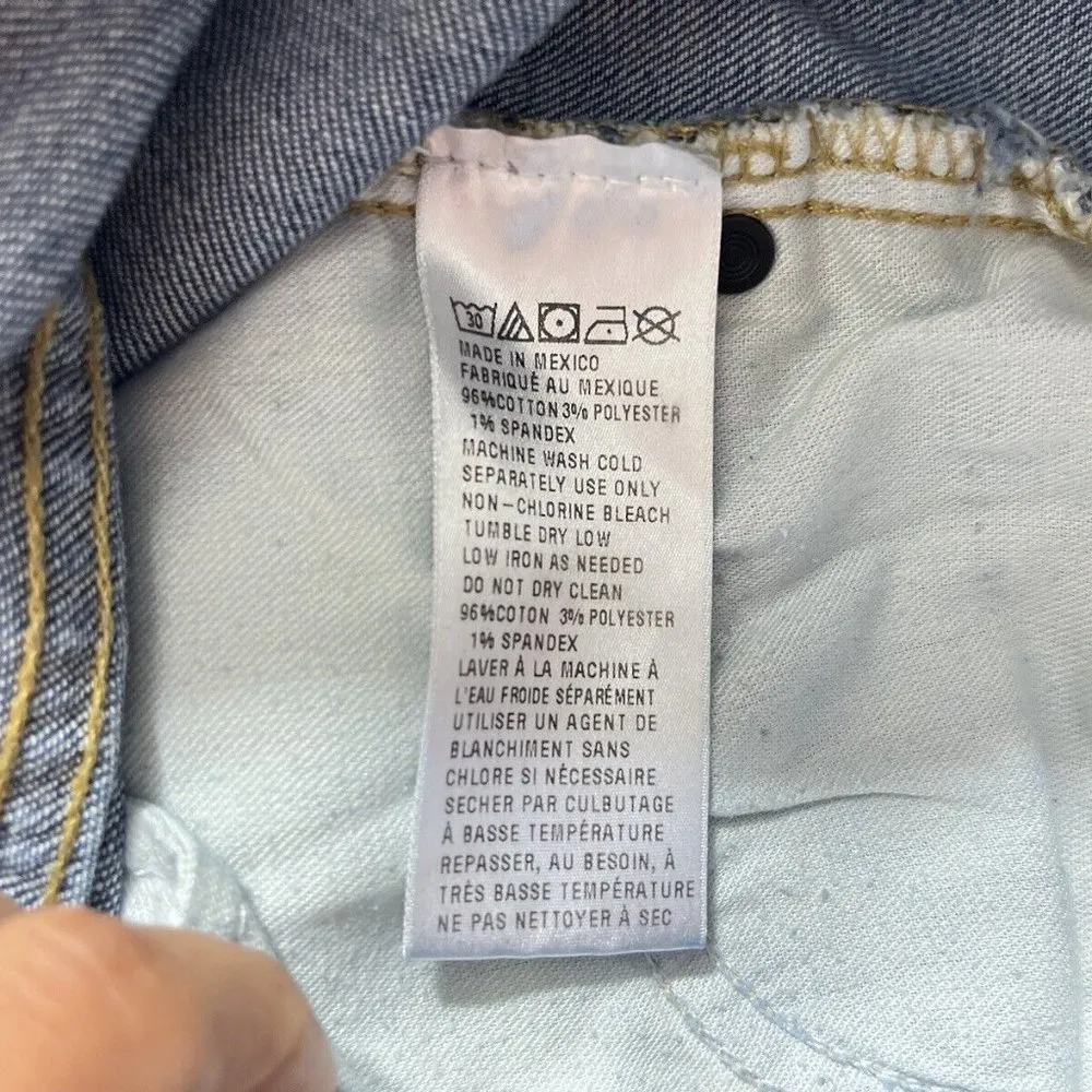 BDG Urban Outfitters Kick Flare High Rise Cropped Denim Jeans Size 25 EUC - Image 10