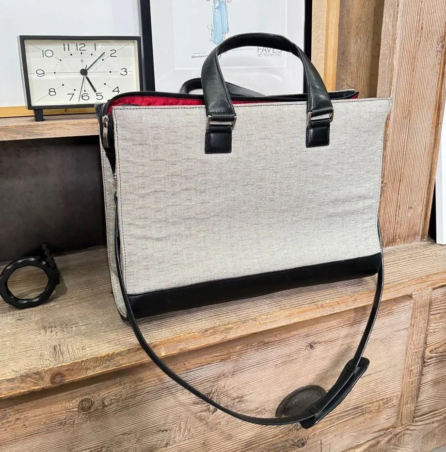 Tumi Large Business Satchel Style 43109 Black - Image 8