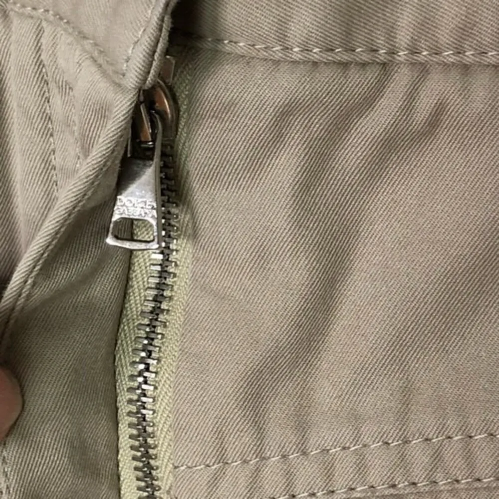Dolce & Gabbana Mini Skirt Pleated Utility Cotton Khaki Skirt Size IT 42/US 6 - Image 8