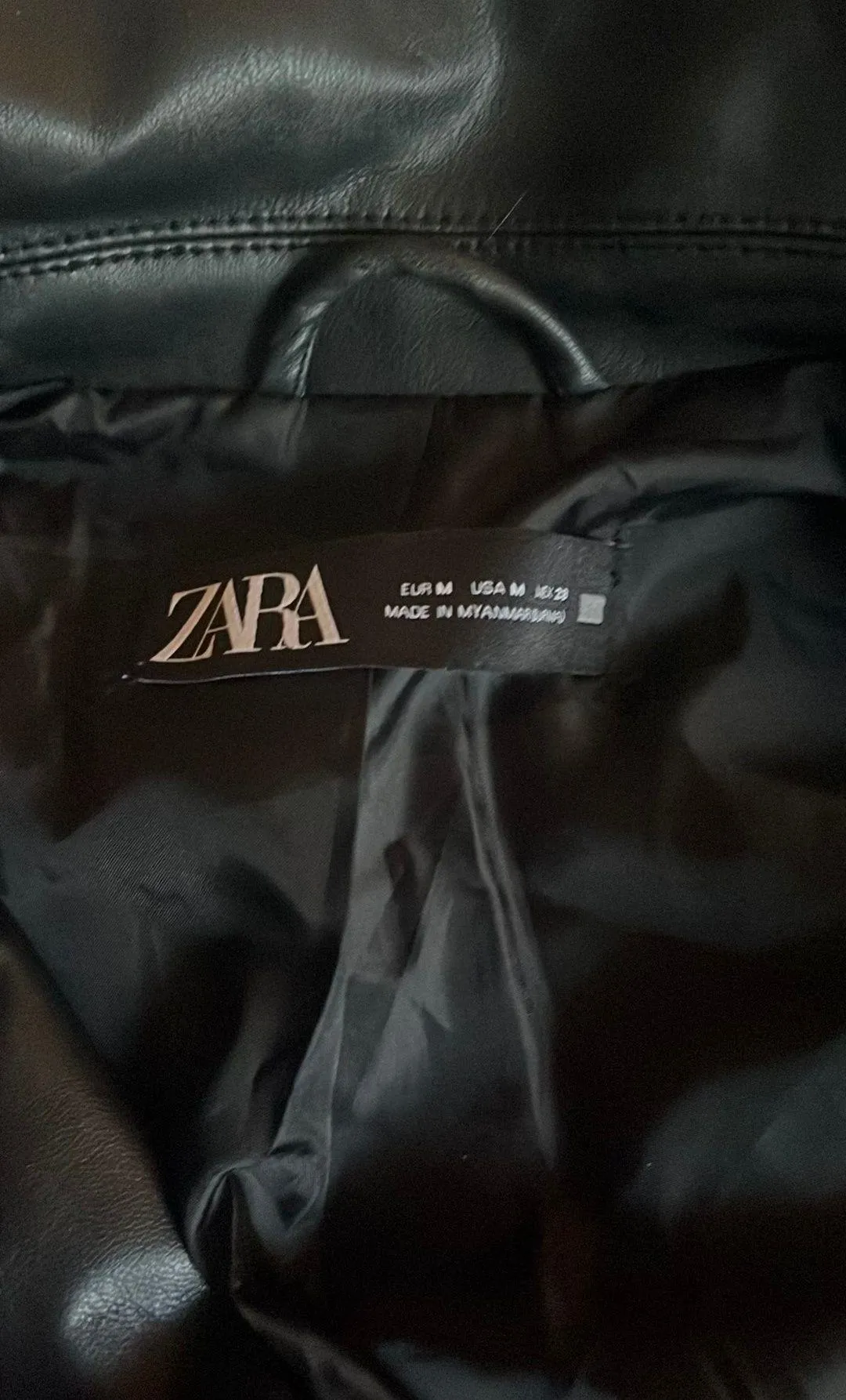 ZARA Faux Leather Jacket - Image 2