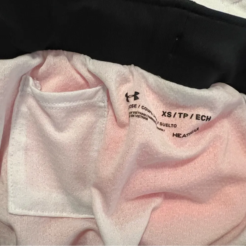 Under Armour Running Shorts Bright Coral Pink Orange XS - Image 9