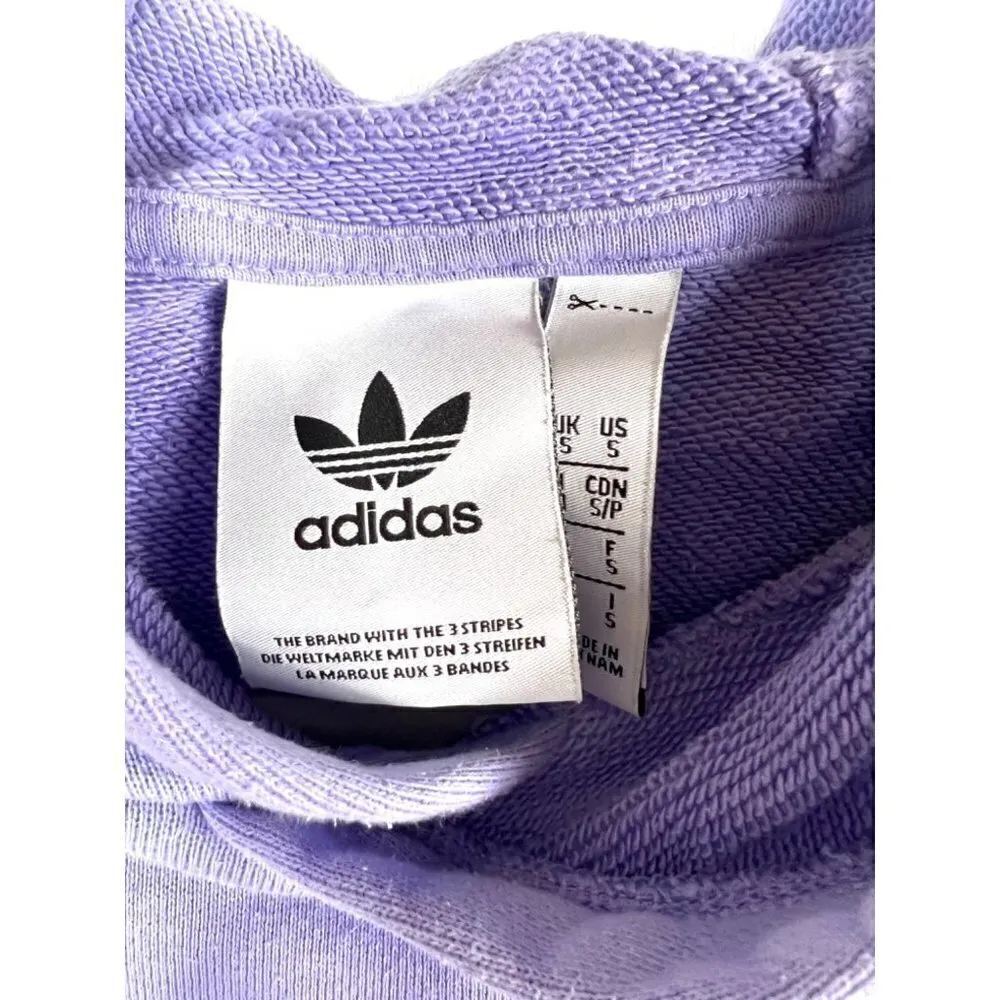 Adidas original embroidered purple tricol hoodie‎ - Image 6