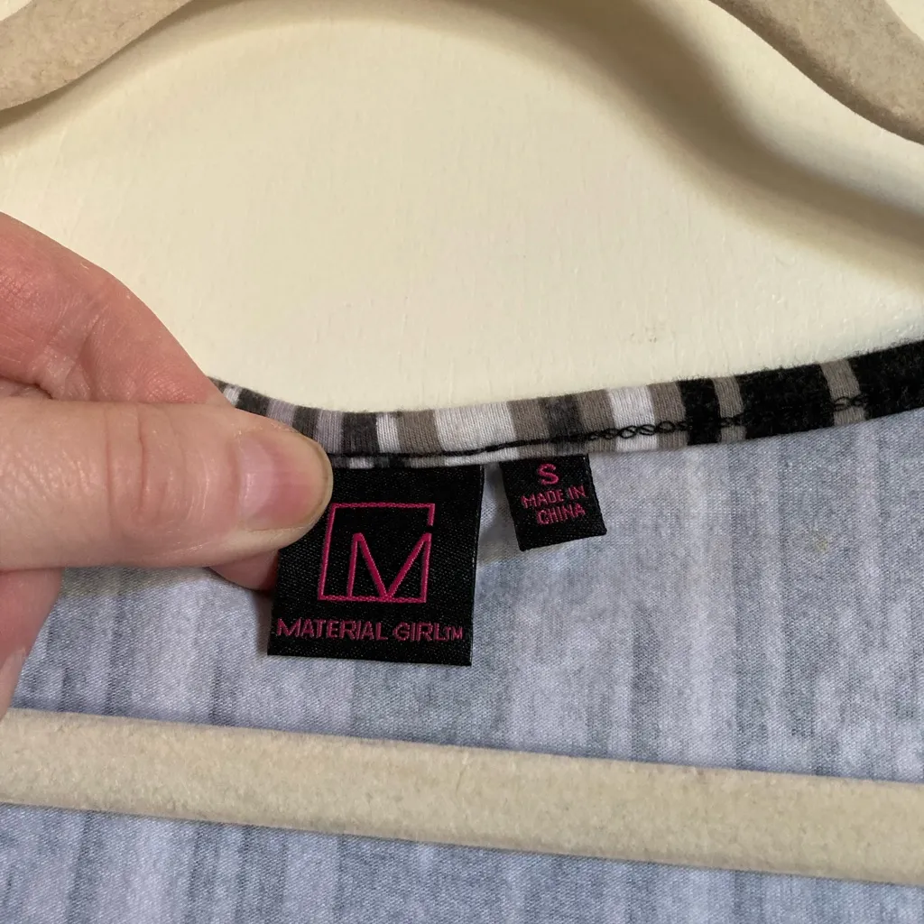 Material Girl White & Tan Aztec Print Zipper Front Mini Dress #Br - Image 2