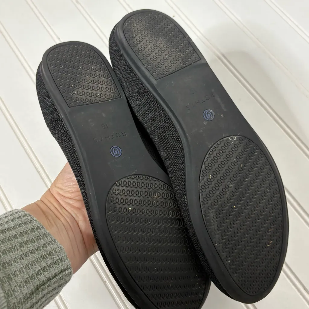 Rothy’s black round toe flats size 10 - Image 8