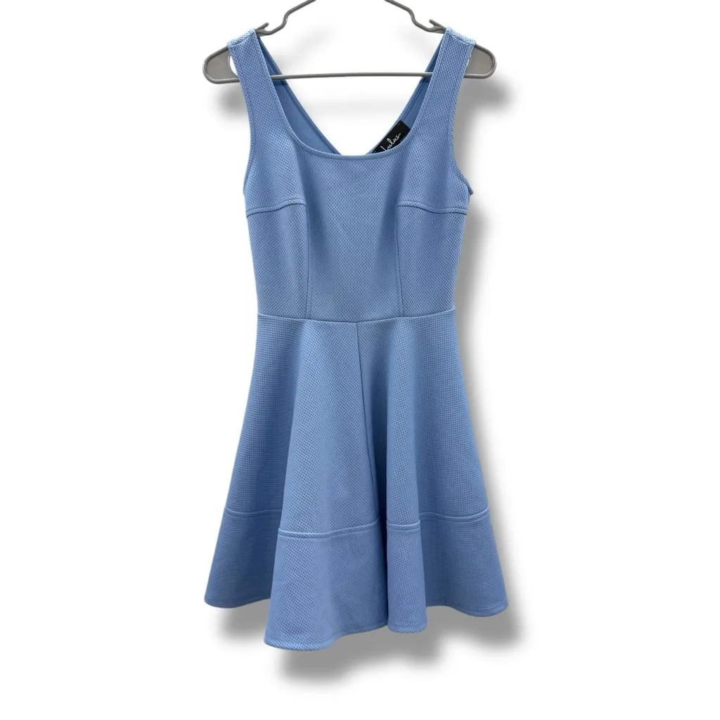 Lulus Home‎ Before Daylight Periwinkle Blue Sleeveless Skater Dress Sz M - Image 2
