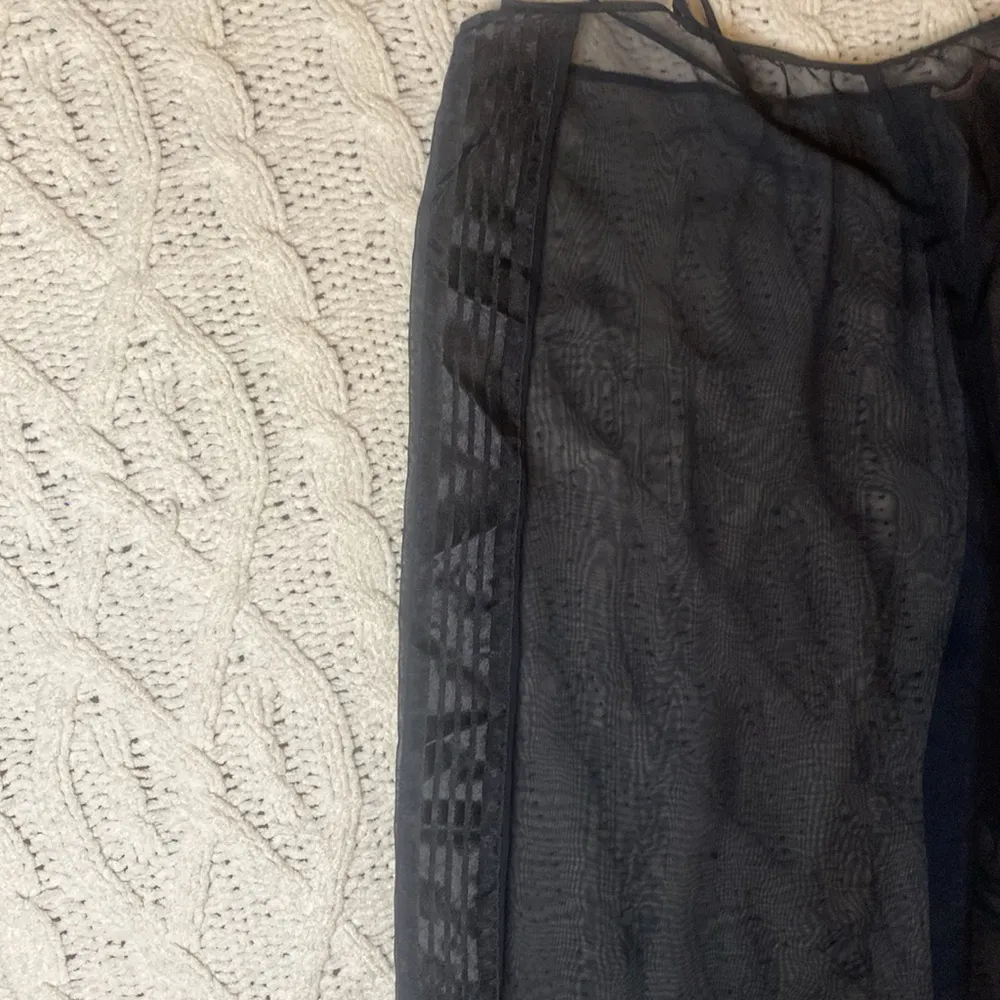 Y2K Victoria’s Secret Chiffon Strappy Wide Leg Pants - Image 5