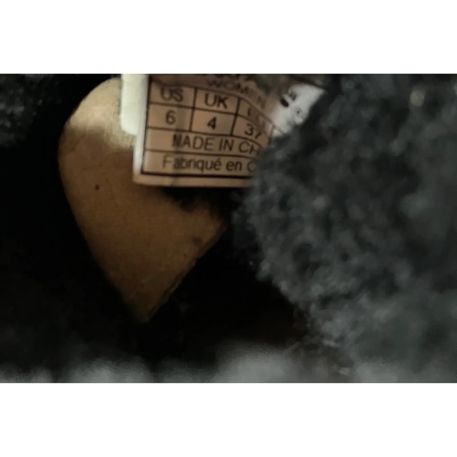 Bearpaw Alyssa Boots Women 6 Black Suede Sheepskin Lined Winter Snow Outdoor - Image 7