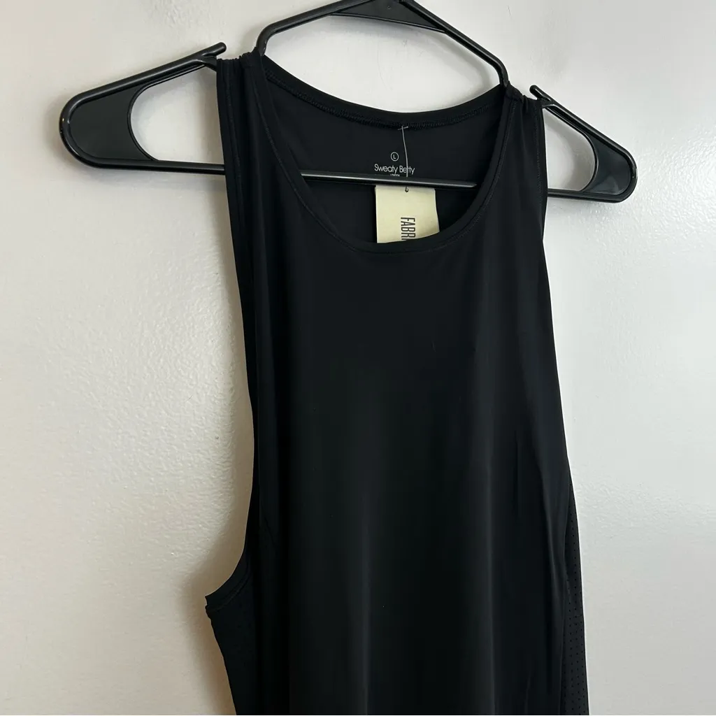 NWT Sweaty Betty Black Explorer Ace Sleeveless Midi Dress Size Medium - Image 4