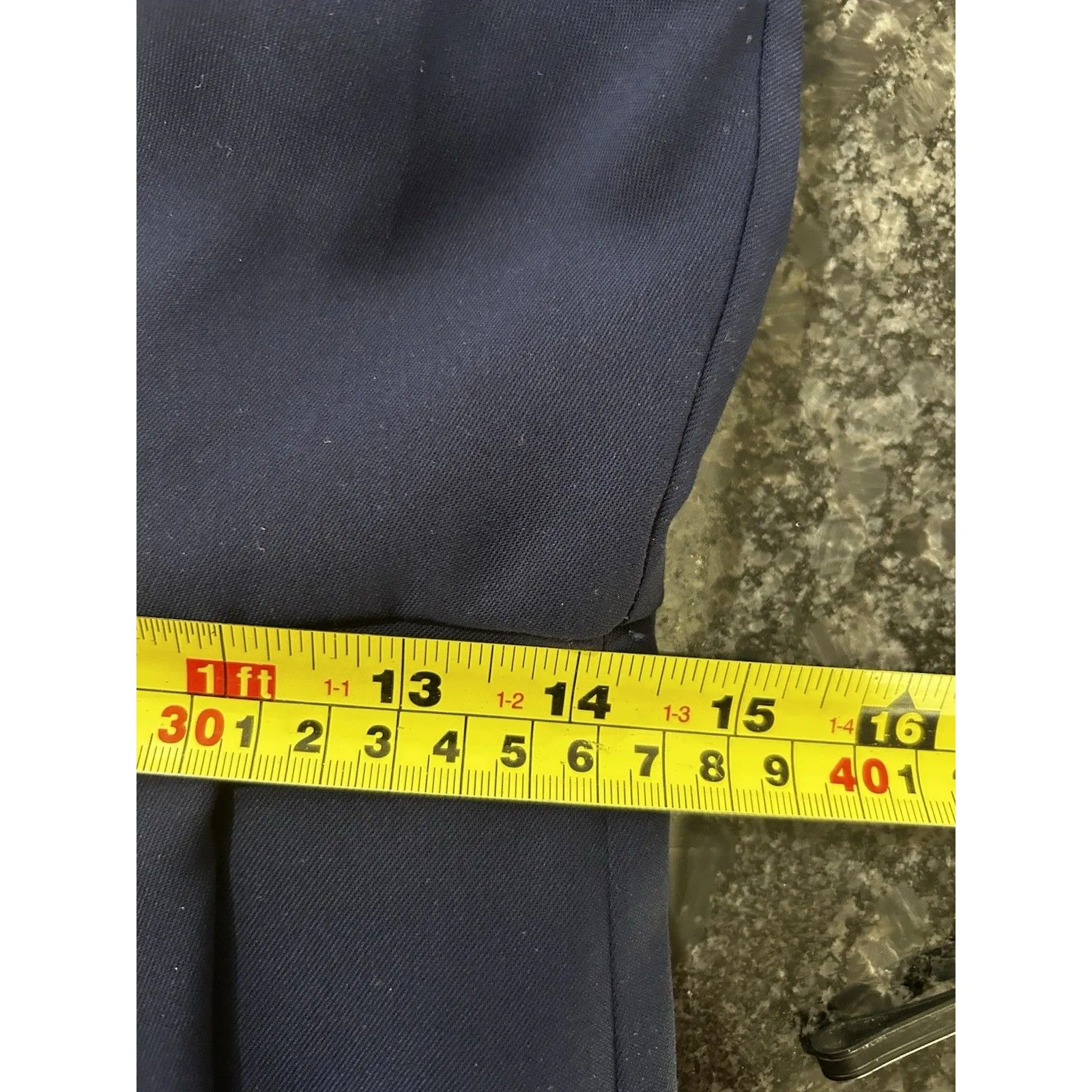 Women’s NAVY Blue Strapless Faux Wrap Skirt Size Large Wedding Formal Cocktail - Image 5