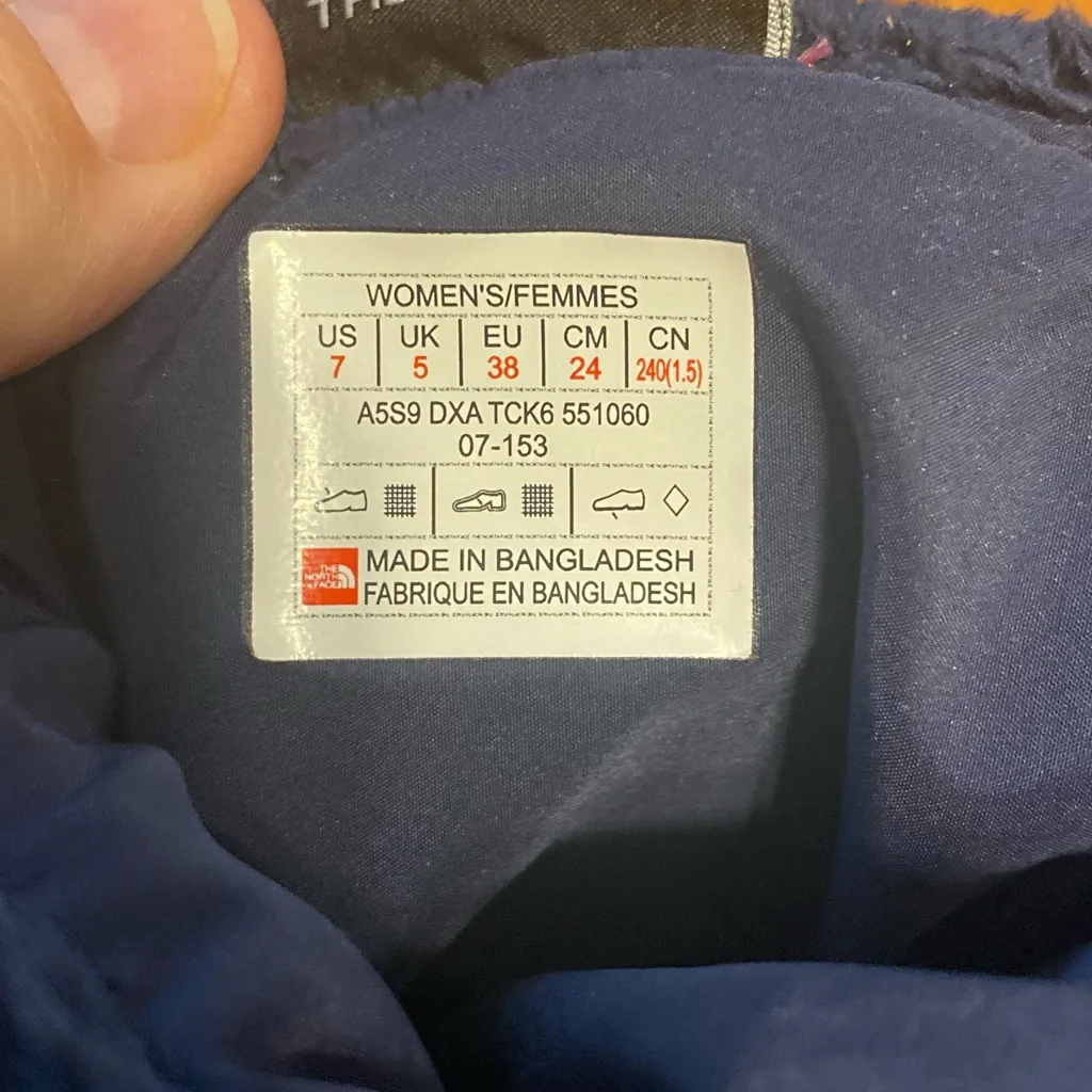 The North Face ThermoBall Utility Mid Boots Pink Purple Women's Size 7 - Image 5