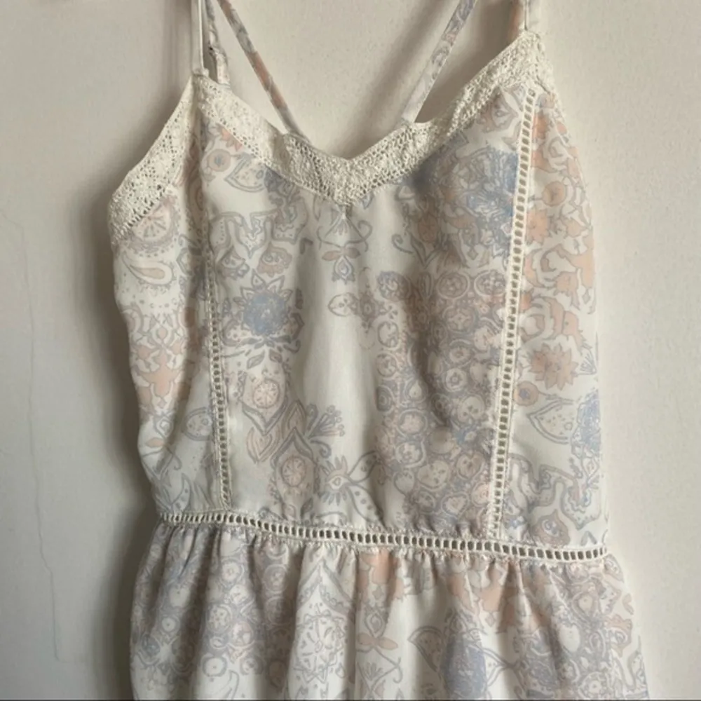 Kendall & Kylie • White Floral Crochet Harness Romper - Image 7