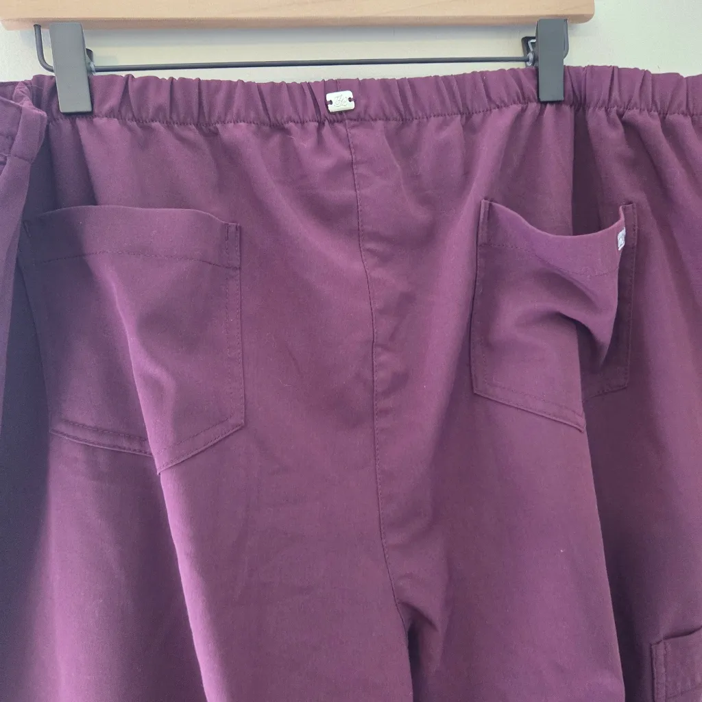 Grey's Anatomy Maroon Scrub Pants - Image 6