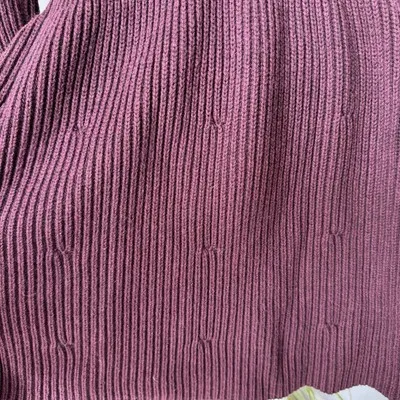 CAbi Regal Drapey Knit Cardigan Sweater Mulberry Wine Double‎ Breasted Med 3350 - Image 6