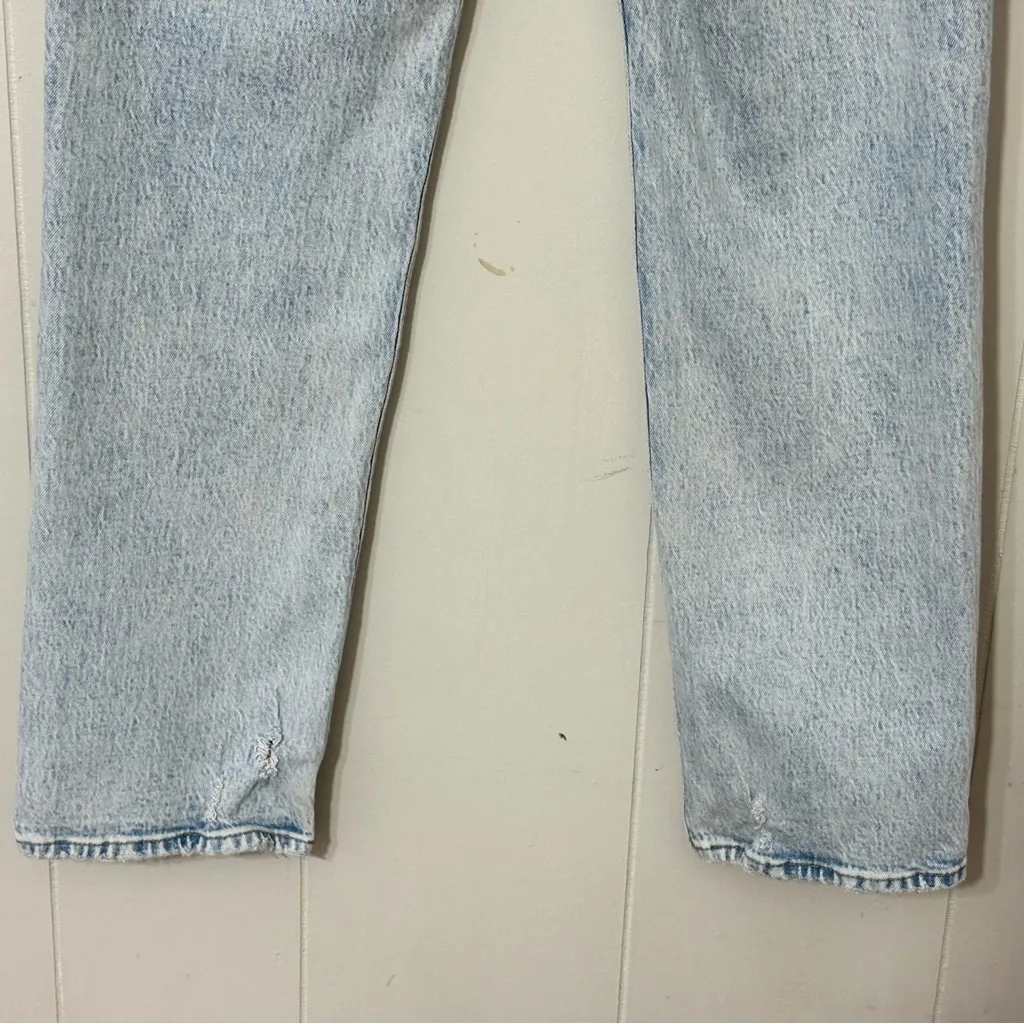 Abercrombie & Fitch 90’s Straight Ultra High Rise Jeans Light Wash Size 6 / 28 - Image 8