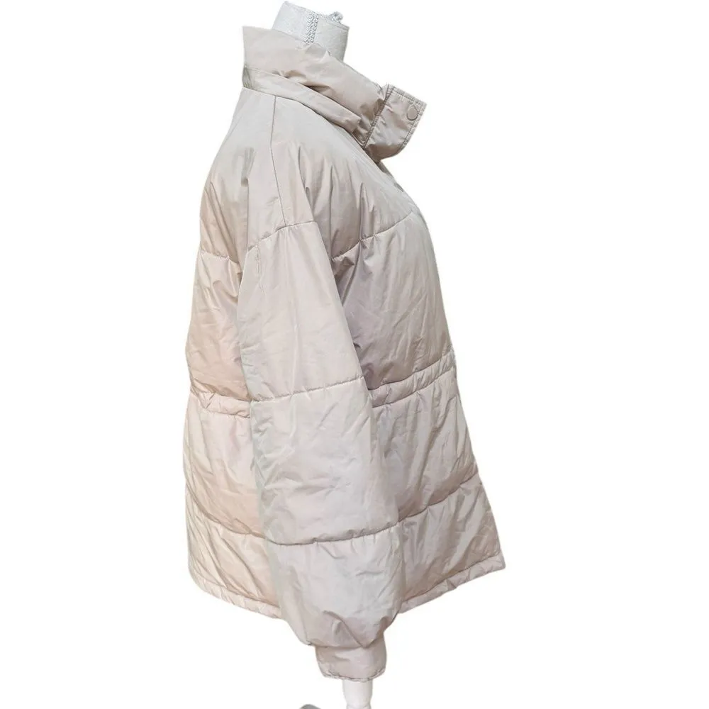 NA-KD Waist Drawstring Padded Jacket Large - Image 4