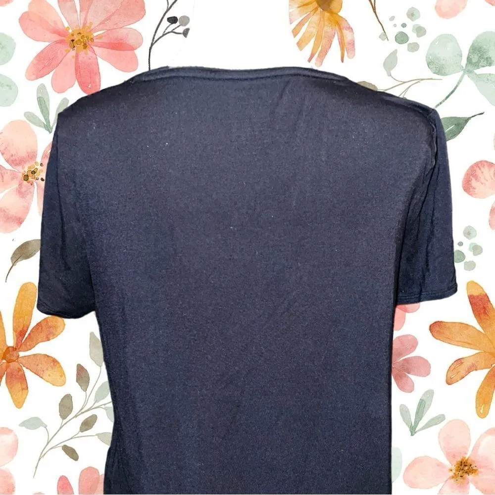 Nine West soft spun plain black stretchy top! - Image 5