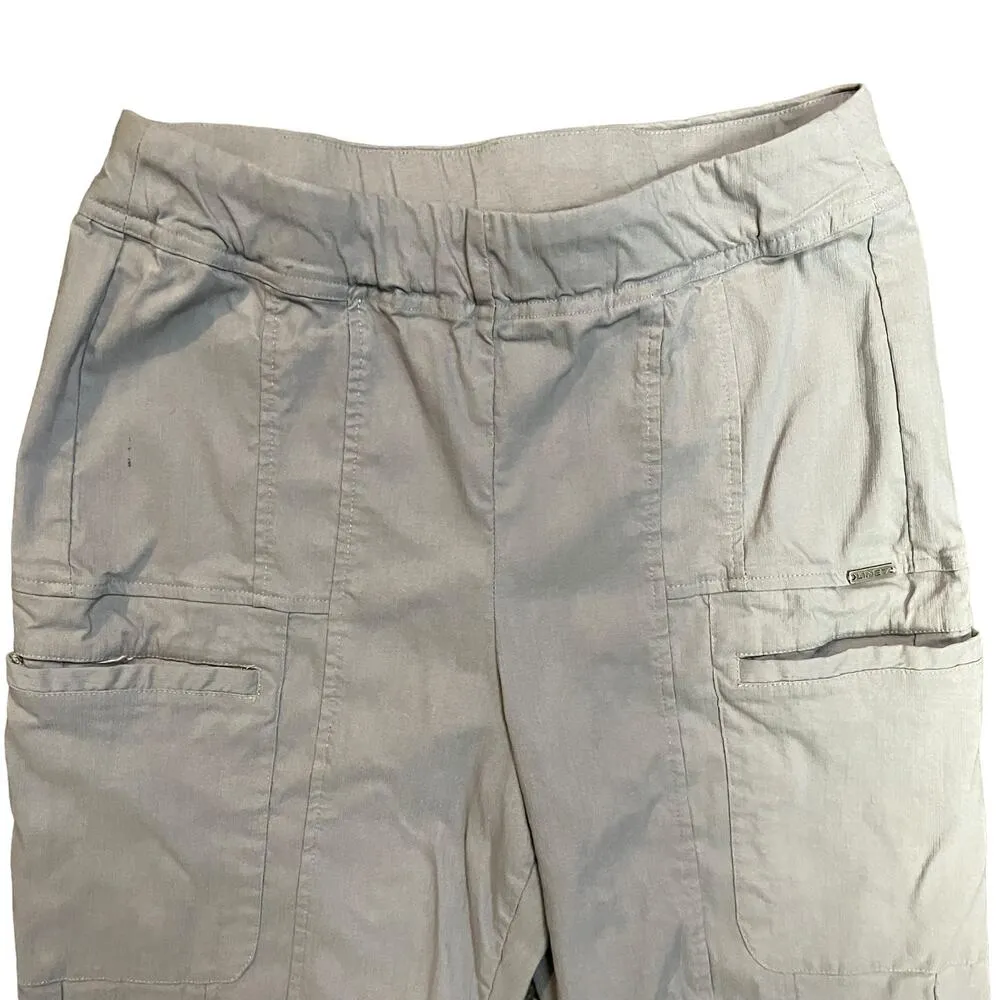 Line7 Women's Gray Cargo Athletic Outdoor Pants Size 12 - Image 2