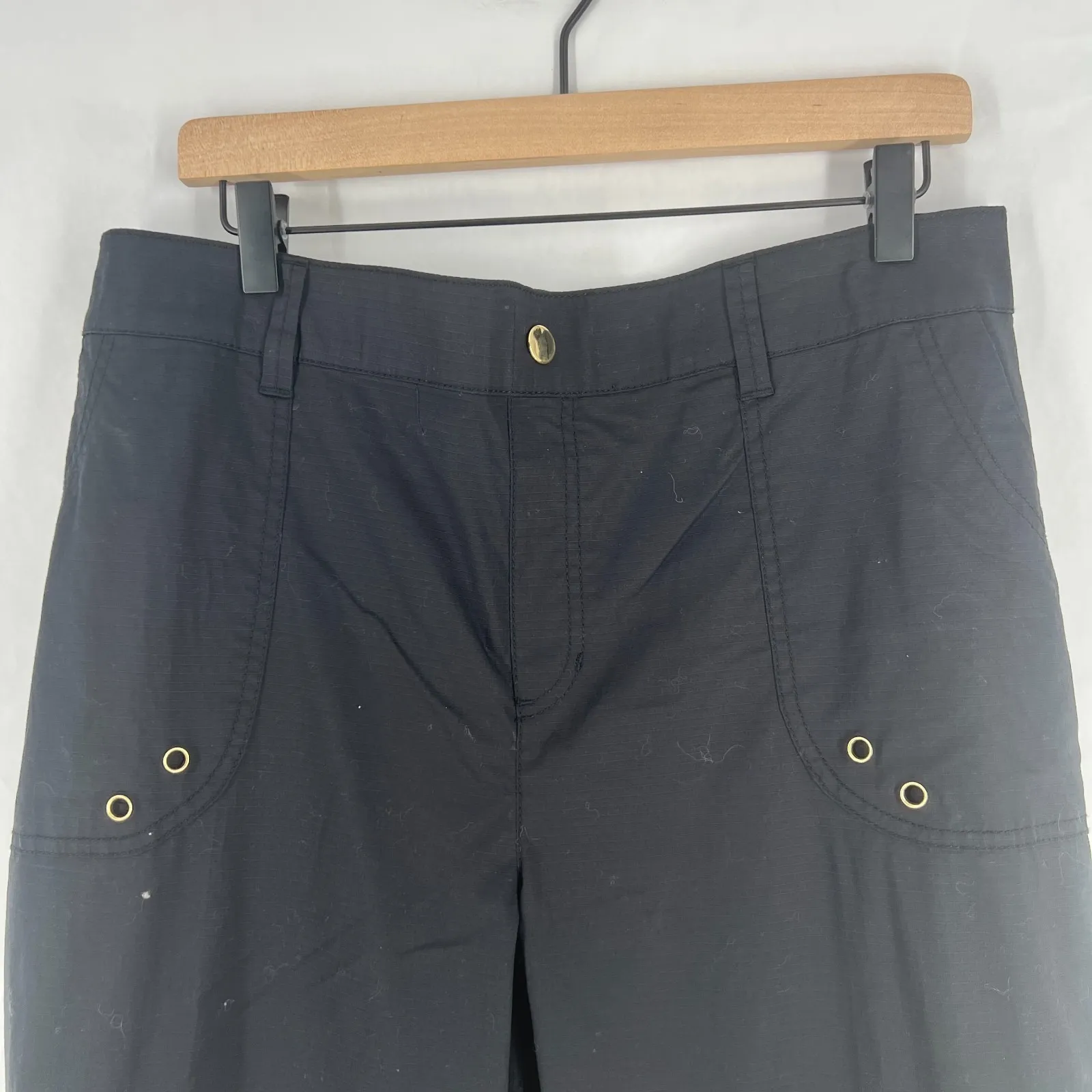 Rafaella Weekend Cropped Pants Womens 20W Black All Day Comfort Tapered Leg - Image 3