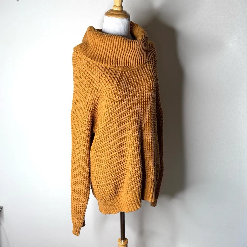 Modcloth Butterscotch Cowl Neck Sweater - Image 2