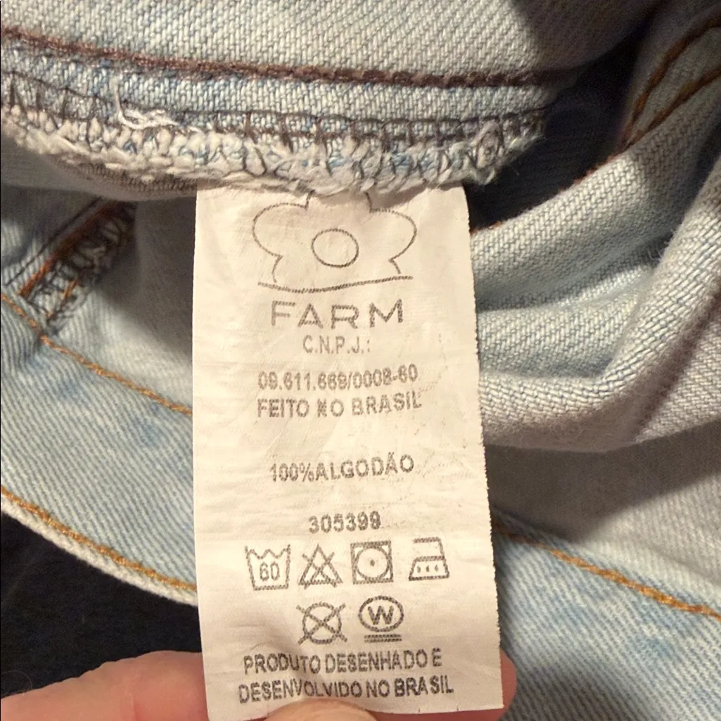 FARM Rio Light Denim extra Flare 26 Jeans - Image 6