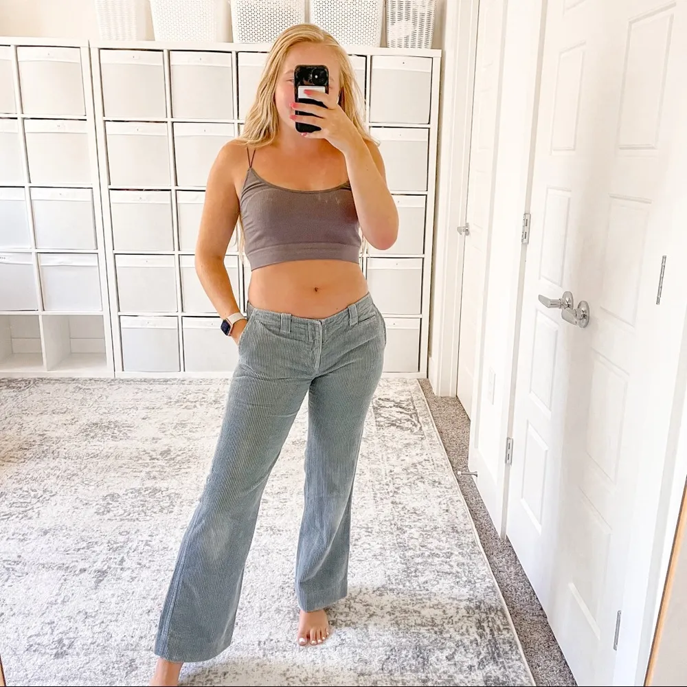 Nili Lotan Corduroy Wide Leg Pants Low Rise Size 4 - Image 39