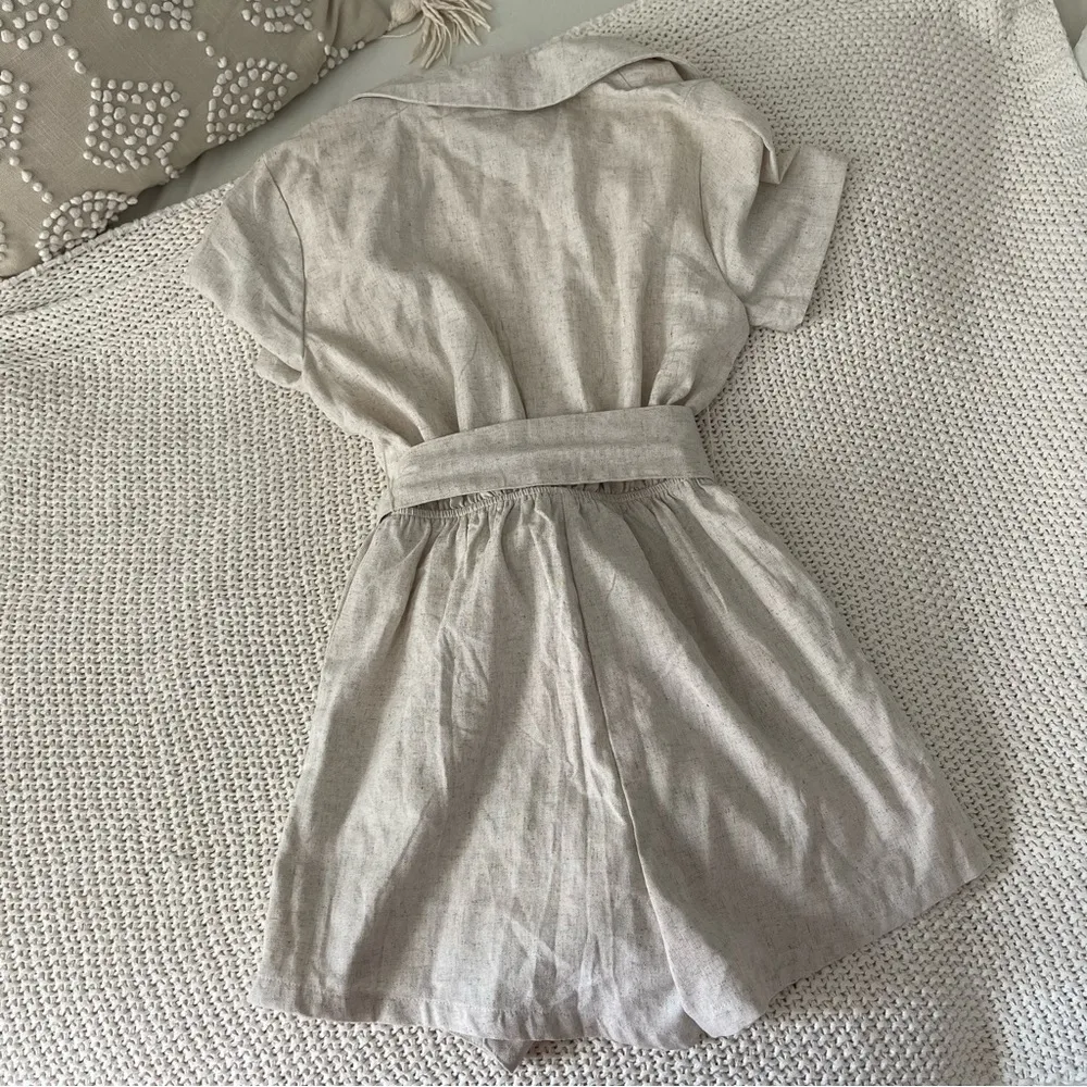 NWT Princess Polly Turin Romper Beige - Image 5