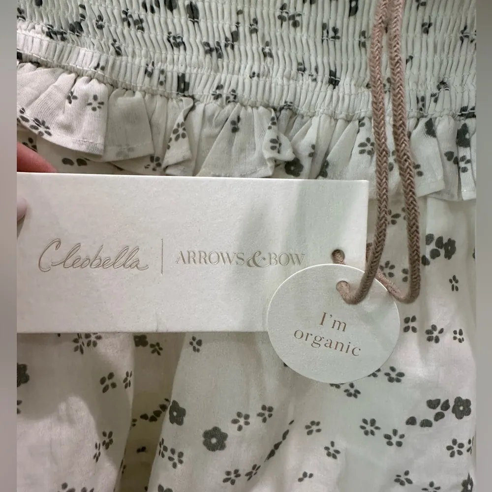 Cleobella × Arrows & Bow Ditsy Floral Tiered Mini Skirt XS NWT Organic Cotton - Image 4