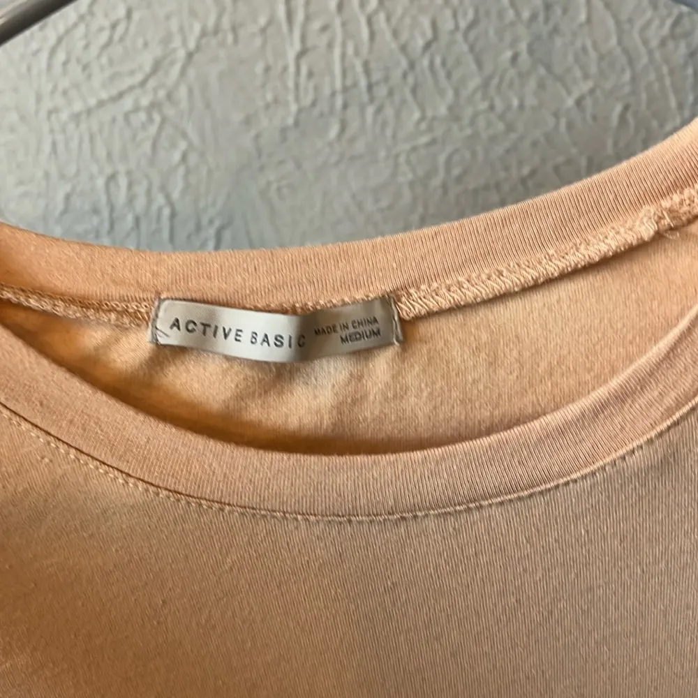 Active Basic Long Sleeve Orange Tan Shirt - Image 2