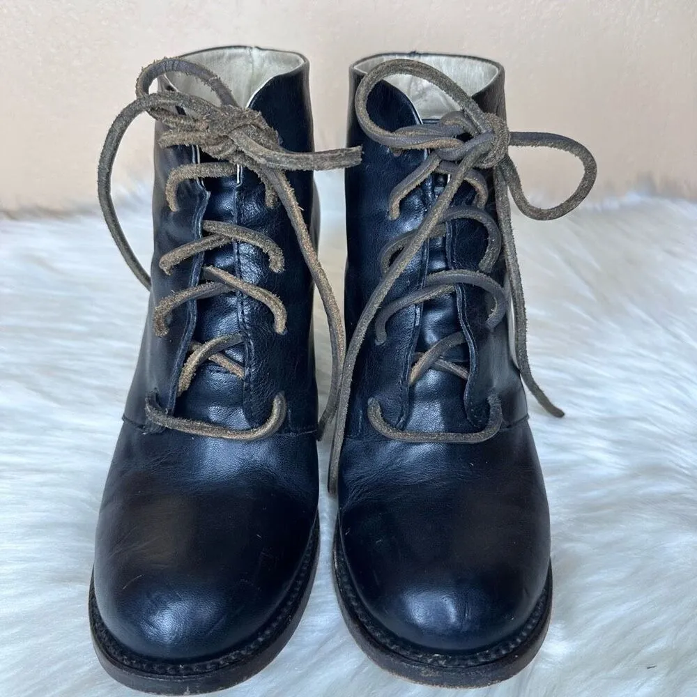 Freebird by Steven Beck Lace Up Booties Size 9 - Image 2