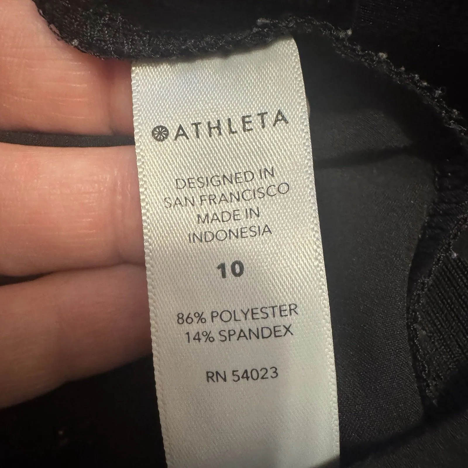 Athleta Brooklyn Mid Rise Ankle Pants Size 10 Black Pull On Casual Work Pockets - Image 7