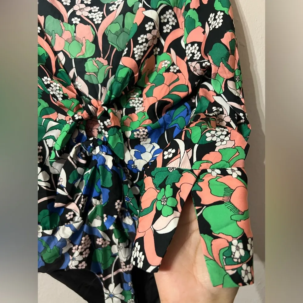 ZARA floral print bodysuit Medium - Image 4