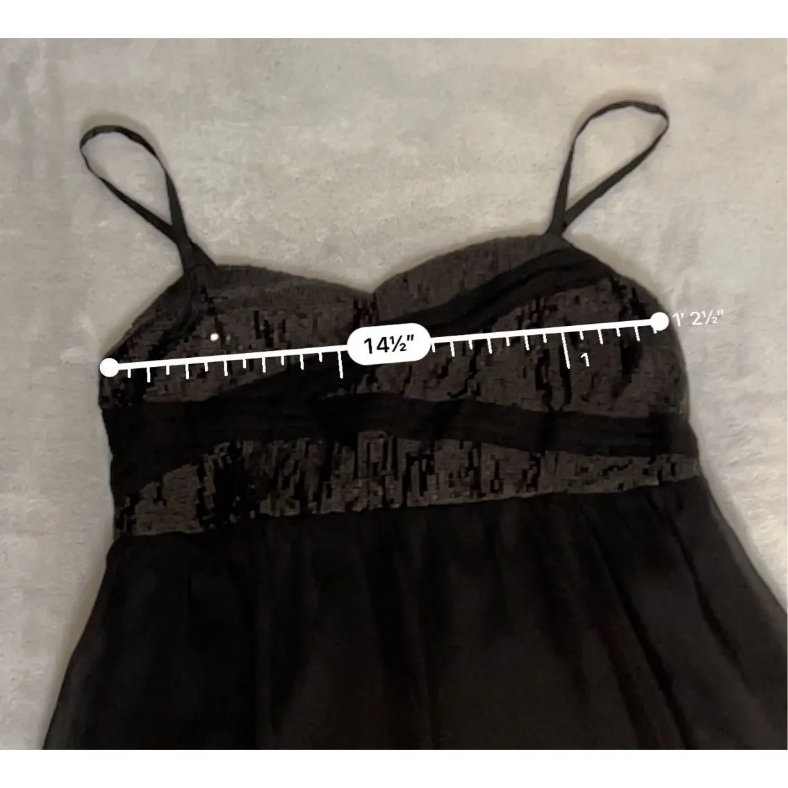 Women’s Black American Rag Sequined Mini Dress/Top - Image 5