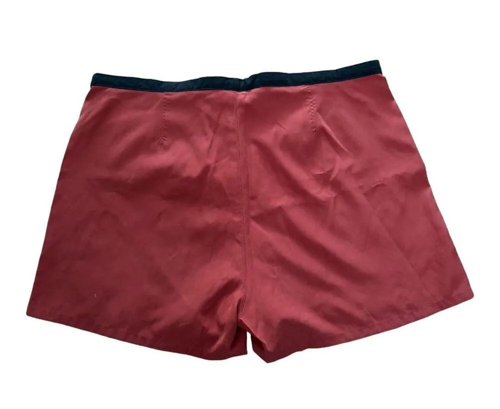Royal Robbins hiking outdoor travel shorts red- orange color size 10 - Image 5