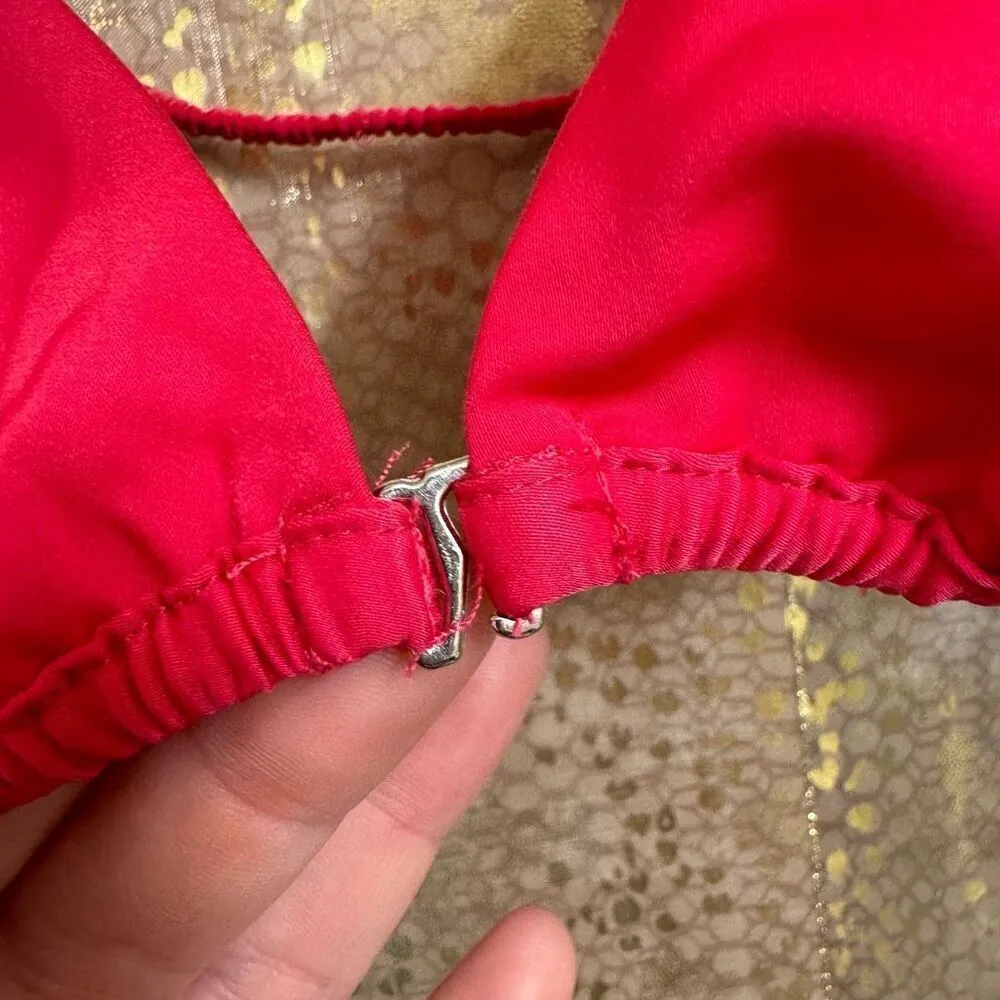 Free People Intimately Hot Magenta Pink Front Clip Triangle Bralette S NWOT - Image 4