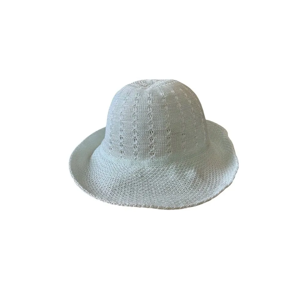 Light Green Womens Straw Hat For Summer Beach Casual Wear Breathable Chic NWOT - Image 5