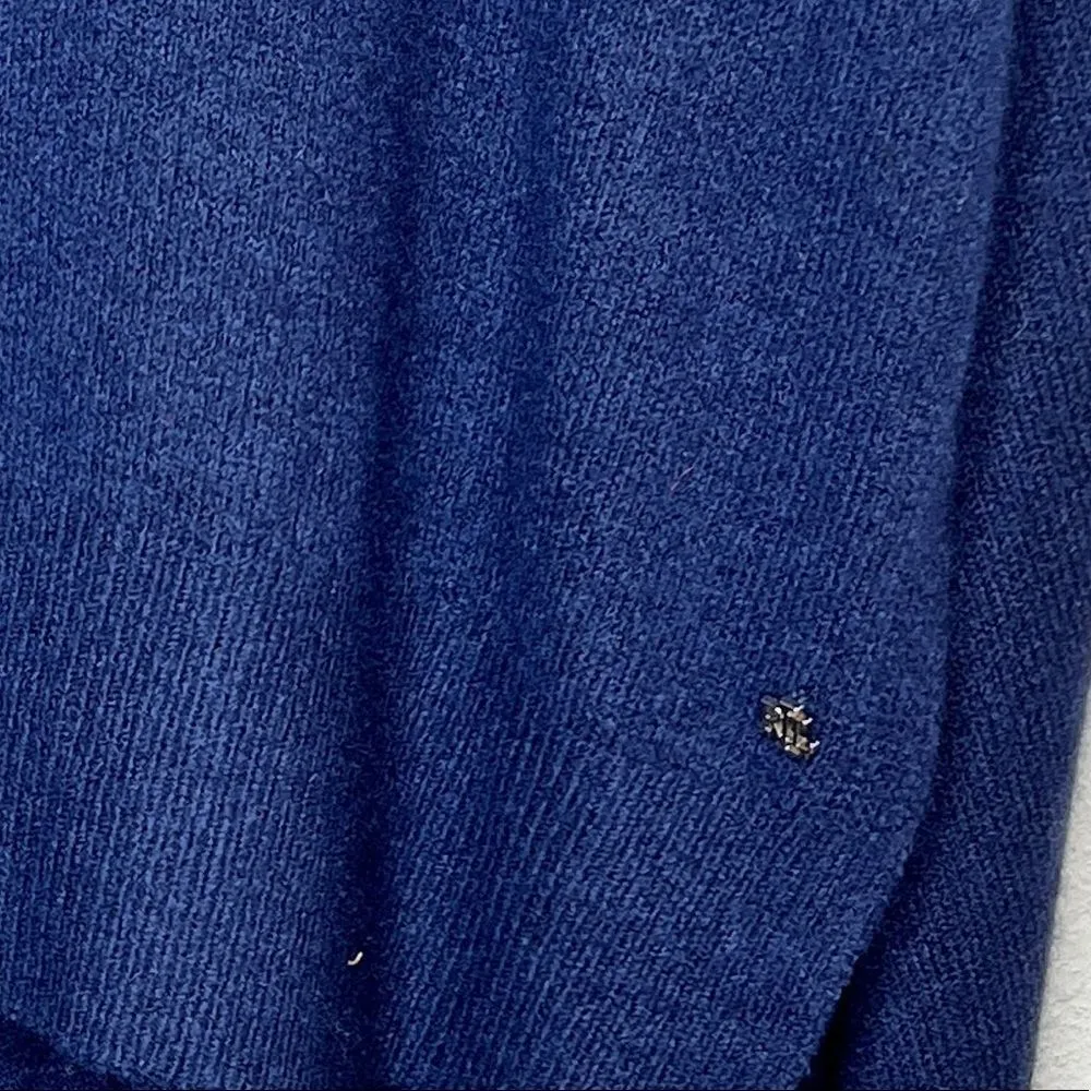 Lauren‎ Ralph Lauren Lambswool Cape Coverup Blue Size undefined - Image 3