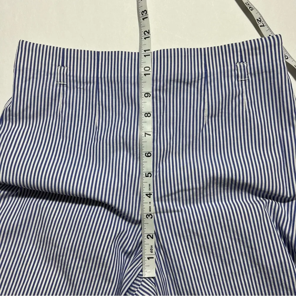 J. Crew Cuffed pant in shirting stripe wide leg size 0 - Image 16