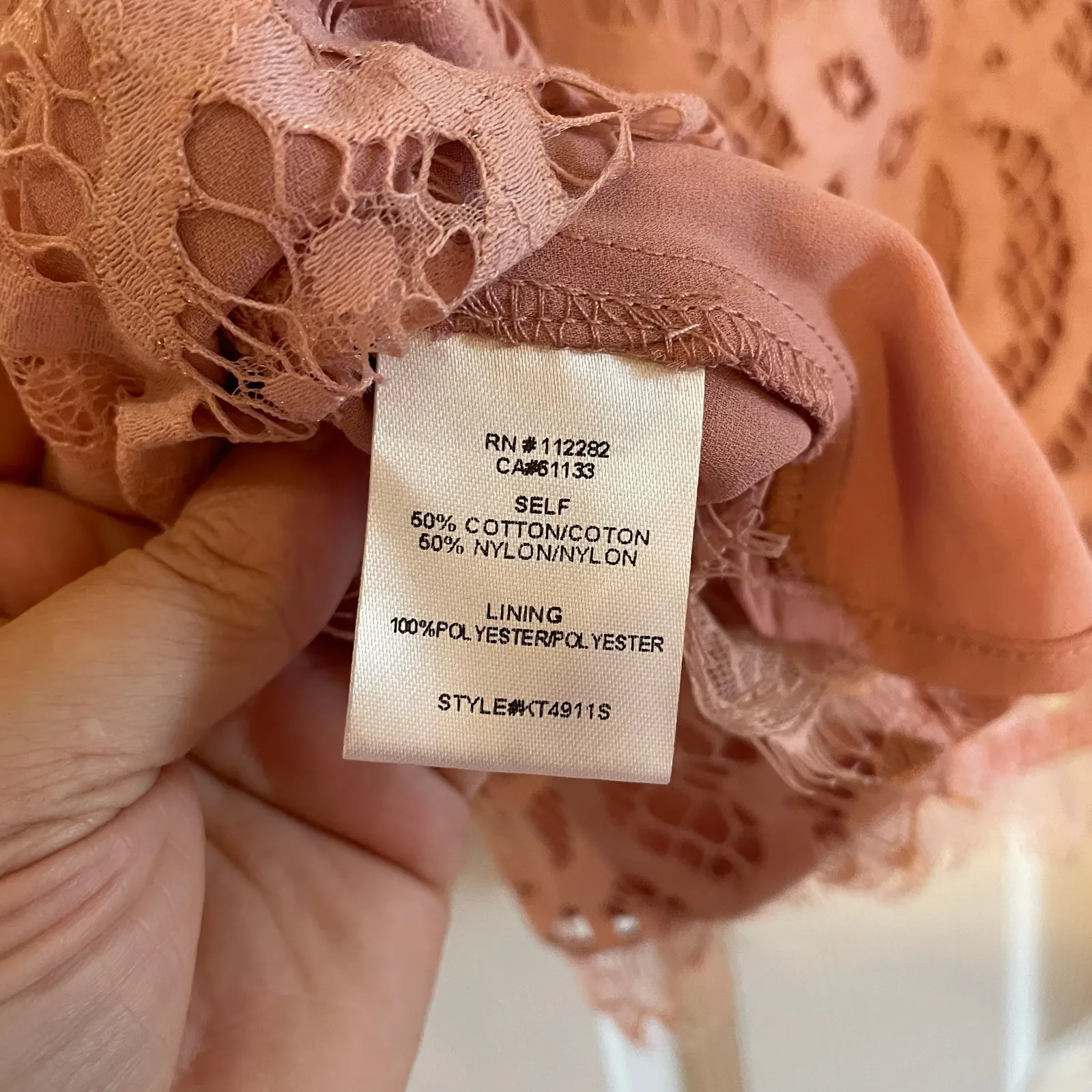 NWT GREYLIN Tremaine Off The Shoulder Short Sleeve Top Sz M Blush - Image 8