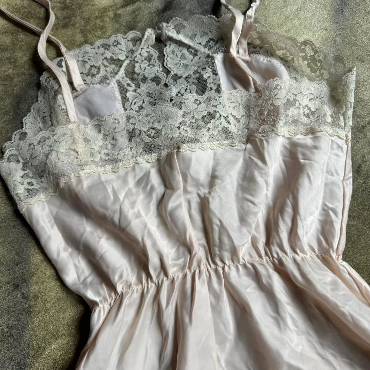  Vintage Powder Pink With Cream Lace Bodysuit - Image 5