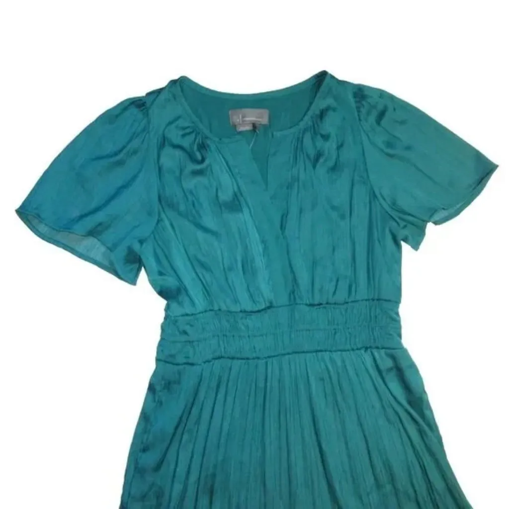 NWT by Anthropologie The Somerset Maxi in Turquoise Lumensilk Edition Dress 3X - Image 6